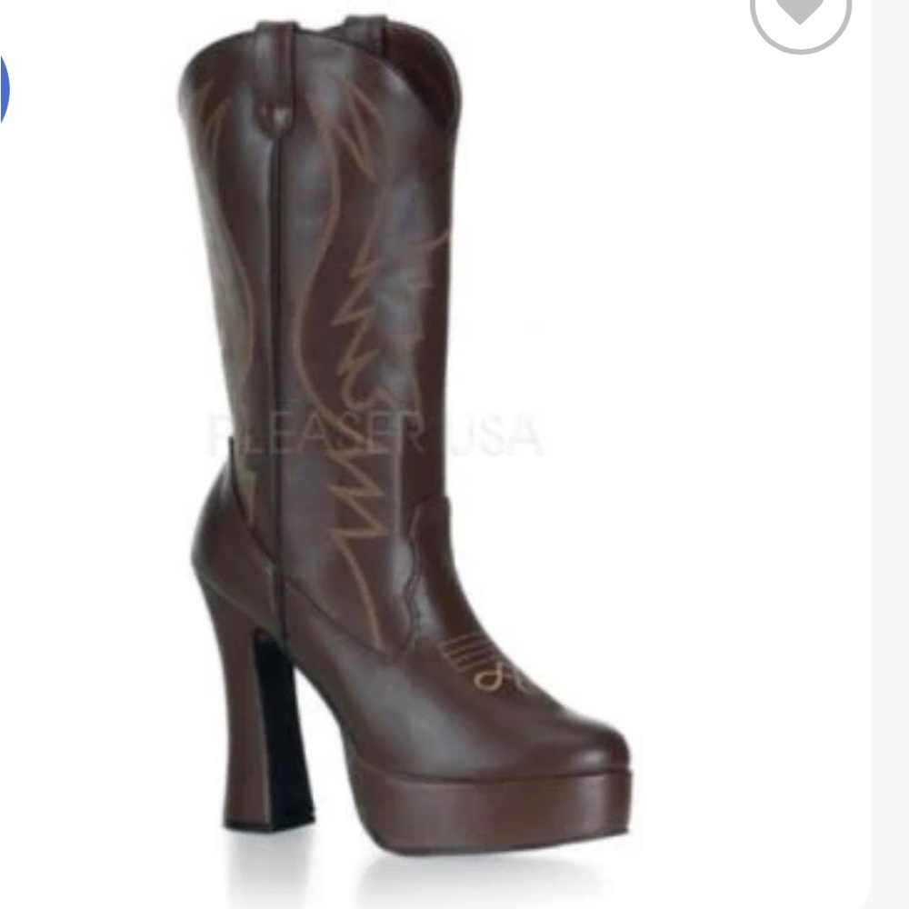 New ELECTRA-1027 high heel Pleaser Brown PU  funsatma 5” 1.5” platform 6 women’s